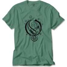 Z zepplin Opeth Type Yeşil Tişört