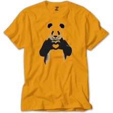 Z zepplin Panda Love Sarı Tişört
