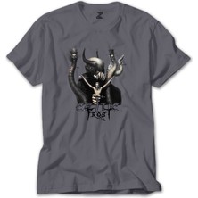Z zepplin Celtic Frost To Mega Therion Gri Tişört