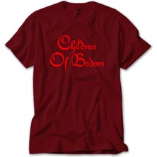 Z zepplin Children Of Bodom Yazı Kırmızı Tişört
