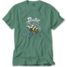 Z zepplin Savatage Power Of The Night Yeşil Tişört
