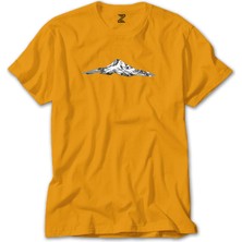 Z zepplin Single Mountain View Sarı Tişört