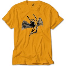 Z zepplin LED Zeppelin Icarus Angel Sarı Tişört