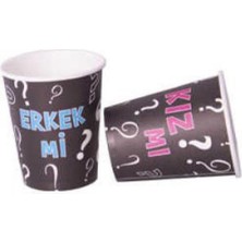 Cinsiyet Belirleme Partisi Karton Bardak 8'li