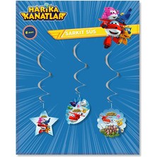 Harika Kanatlar Temalı Tavan Süs Seti 6'lı