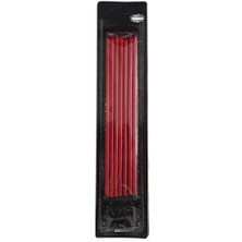 Partici 13CM Metalik Kırmızı Mum 6'lı