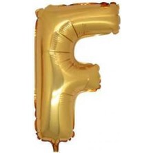 F Harf Folyo Balon Altın 100CM