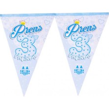 Prens 3 Yaşında Üçgen Flama