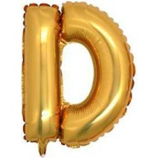 D Harf Folyo Balon Altın 100CM