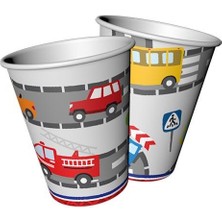 Trafik Karton Bardak 8'li