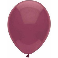 Pastel Bordo Balon 100'LÜ Paket