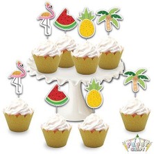 Flamingo Simli Eva Delux Kürdan Seti 8'li