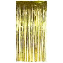 Metalize Altın Fon Perdesi