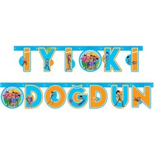 Rafadan Tayfa Temalı Iyi Ki Doğdun Harf Banner
