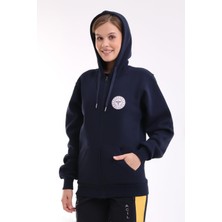 Bilenn Tekstil 112 Acil Sağlık Unisex Kapşonlu Hırka - Lacivert