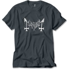 Z zepplin Mayhem Logo Füme Tişört