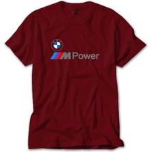 Z zepplin Bmw Logo M Power Yazı Kırmızı Tişört