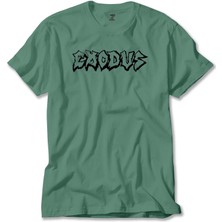 Z zepplin Exodus Text Yeşil Tişört