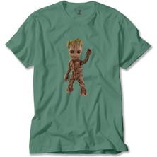 Z zepplin Groot Baby Yeşil Tişört