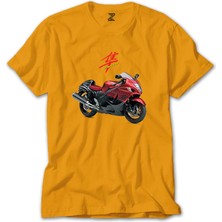 Z zepplin Suzuki Hayabusa Gsx R 1300 Sarı Tişört