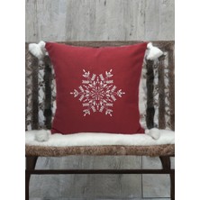 CIGDEMCALISKAN Snow White Dream Nakışlı Kırlent Kılıfı