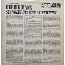 Herbie Mann – Standing Ovation At Newport LP Plak