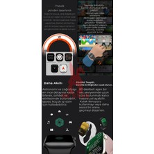Samsung Galaxy M42 Uyumlu Açık Mavi Akıllı Saat Watch 10 Mini Kordon Hediyeli Amoled Ekran 41MM