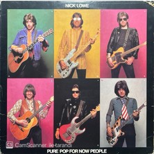 Nick Lowe Pure Pop For Now People LP Plak
