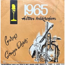 Grup Sonya - Dores 1965 Altın Mikrofon Espanola 45'lik Plak