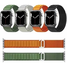 EZSP Apple Watch 10 42MM Uyumlu Krd - 74 Hasır Kordon - Açık Yeşil