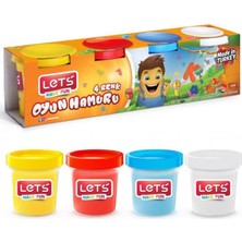 Lets 4 Renk Oyun Hamuru 460 gr