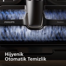 Philips Aqua Trio 9000 Yeni Serisi Islak&kuru Dikey Süpürge, Tek Süpürge 3 Işlem, Otomatik Temizlik, LED Işıklı Başlık, Onerous Mutfak Tartısı Hediye