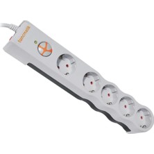 Tuncmatik TSK6134 Powersurge 5 Priz 1050 Joule Enerji Koruma