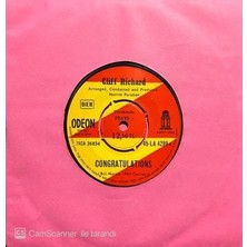 Cliff Richard – Congratulations 45'lik Plak