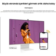 Samsung M8 32" Inç, Uhd, 3840 x 2160, 4k, 4ms 60Hz, HDR10, Akıllı Monitör | Kameralı Akıllı Hepsi Birarada | Smart Tv Uygulamaları | Onerous Marka Hediye