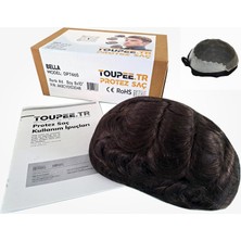 Toupee.tr DP7465 Bella Protez Saç - Erkekler İçin Protez Saç - Toupee For Men - Doğal Dalgalı İnsan Saçı - Remy Saç - Saç Yoğunluklu - Saç Değiştirme Sistemi - Peruk Saç Protezi Boyutu: 8X10" Ce Rohs