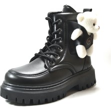 Onlo Ayakkabı YP.1800 Fermuarlı Ayıcıklı Kız Çocuk Postal Bot