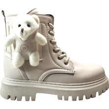 Onlo Ayakkabı YP.1800 Fermuarlı Ayıcıklı Kız Çocuk Postal Bot