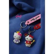 GULF Hello Kitty 3D Çift Anahtarlık 2 Adet