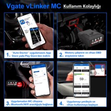 Vlinker Mc + 4.0 ELM327 Obd2 Araç Teşhis Cihazı Bluetooth