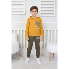 İsobel Kids Movıng Forward Kapşonlu Kargo Cep Takım Sarı - 5-6