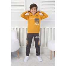 İsobel Kids Movıng Forward Kapşonlu Kargo Cep Takım Sarı - 5-6
