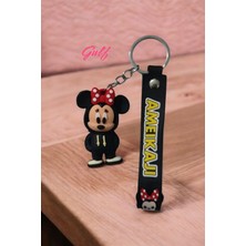 GULF Mickey & Minnie Mouse 3D Çift Anahtarlık 2 Adet