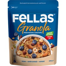 Fellas Granola - Yaban Mersini & Kuruyemiş 200g - 3'lü Paket