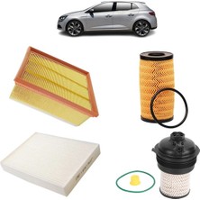 Mais Renault Megane 4 4Lü Filtre Bakım Seti 1.5 Blue Dci 2018 Sonrası KİT1116B