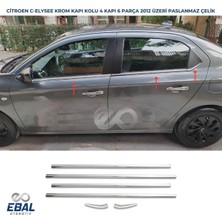 Ebal Oto Peugeot 301 Krom Cam Çıtası 6 Parça 2012 ve Üzeri P.çelik