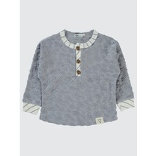 Civil Boys Erkek Çocuk Sweatshirt 2-5 Yaş Açık Indigo