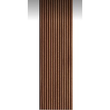 Vera Dekor 60 x 275 Ceviz Plus Akustik Duvar Paneli / Mdf / 4mm Keçe / 8mmçıta