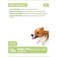 Dr. Paw Relax Plus Küçük Irk Köpekler Için Glütensiz ve Şekersiz Rahatlatıcı Çiğnenebilir Tablet