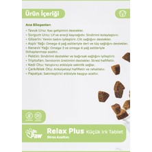 Dr. Paw Relax Plus Küçük Irk Köpekler Için Glütensiz ve Şekersiz Rahatlatıcı Çiğnenebilir Tablet